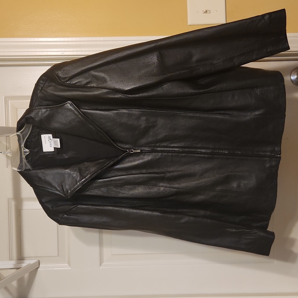 Genuine Leather Women's Coat